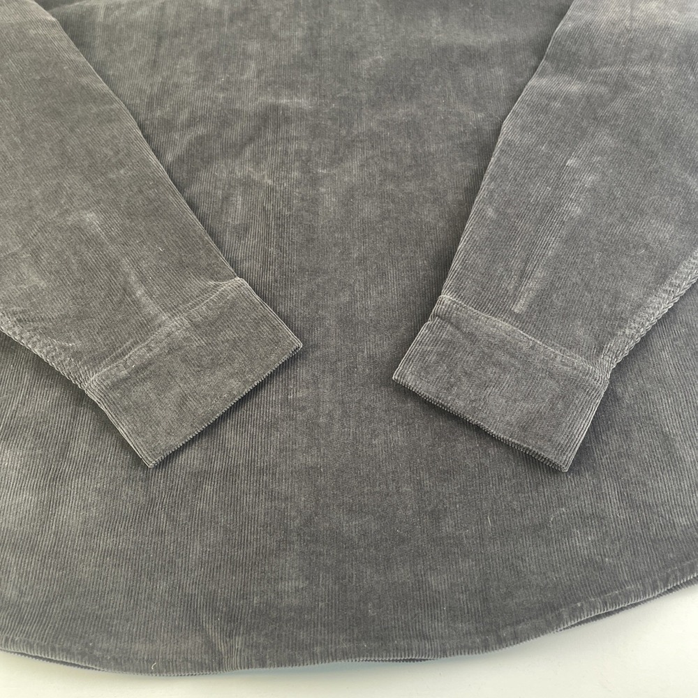 Arizona Jean Co. Men Corduroy Shirt XL Gray Long Sleeve Pocket - Picture 11 of 13